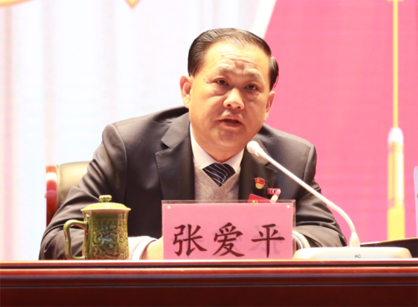 张爱平同志宣读中共英超平台第一届党委成员分工及纪委成员分工